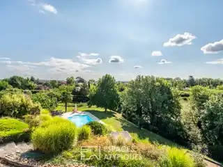 Cathedral-Style Living with Panoramic Countryside Views