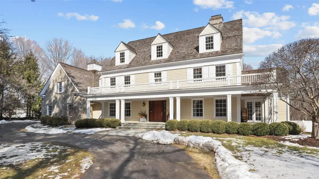 Extensively Updated Center Hall Colonial in the Heart of Pound Ridge