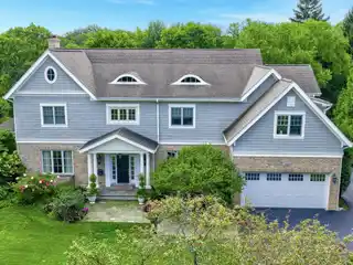 Nantucket-Inspired Custom Home Backing to Corwin Park