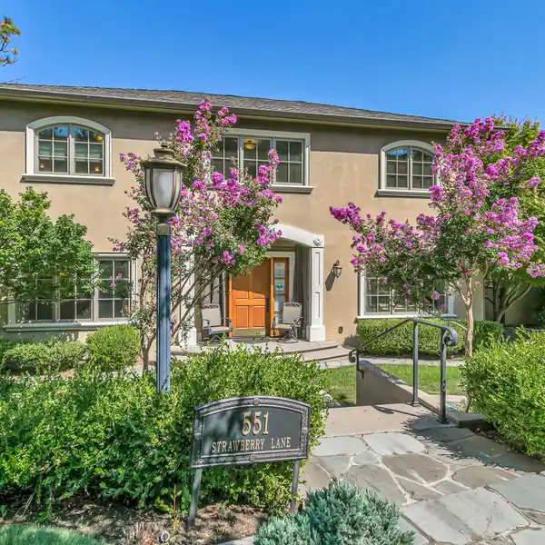 FRENCH PROVINCIAL-INSPIRED CUSTOM HOME WITH TWO LOTS