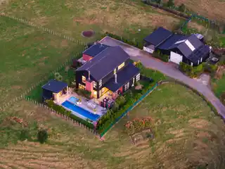 Elegant Rural Retreat with Pool House and Stables