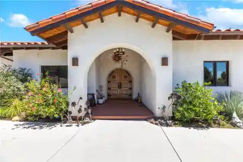 Spanish Style Ranch Home on over Four Acres