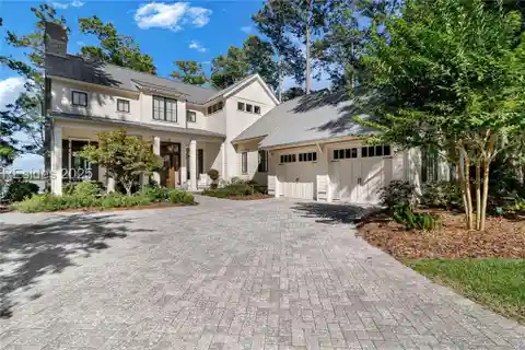 Modern Low Country Home with Golf Course Views